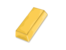 Glänzende Goldbarren png