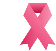 cinta rosa png para la concientización sobre el cáncer de mama