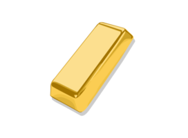 Glänzende Goldbarren png