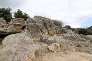 Landscape in the mountains in northern Israel. photo