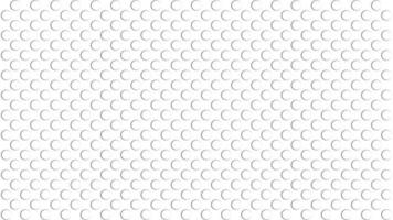 Flat embossed white round texture. Abstract background design template. Realistic rendition. Golf ball seamles pattern. vector