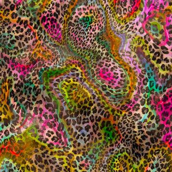 estilo abstracto de patrón de piel de leopardo, tela textil y de moda, textura de estilo vintage, fondo de piel animal, patrón de estampado textil diseñado por leopardo, diseño abstracto de textura de leopardo foto