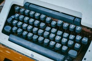 Old typewriter vintage photo