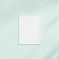 frame mockup on clean wall. Poster mockup. Clean, modern, minimal frame. Hanging photo mockup.