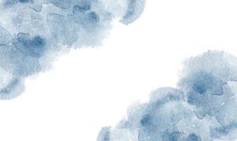 Abstract Ocean Watercolor Or Alcohol Ink Art With Paper Texture And White Background, Pastel Liquid Drawing Effect. Llustration Design Template For Wedding Invitation,Decoration, Banner, Background photo