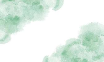 acuarela verde abstracta o arte de tinta de alcohol con textura de papel y fondo blanco, efecto de dibujo líquido pastel. plantilla de diseño de ilustración para invitación de boda, decoración, banner, fondo foto