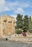 View of the King David s tower in Old Jerusalem city photo