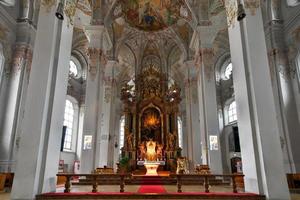 Munich, Germany - July 4, 2021 -  Interior of Heilig Geist Kirche or Church of the Holy Spirit in Munich, Germany. photo