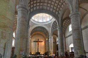 Merida, Mexico - May 24, 2021 -  The San Ildefonso Cathedral of Merida, the first cathedral to be finished on the American mainland and the only one to be entirely built during the 16th century. photo