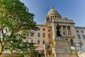 la casa del estado de rhode island, la capital del estado estadounidense de rhode island. foto