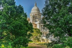 la casa del estado de rhode island, la capital del estado estadounidense de rhode island. foto