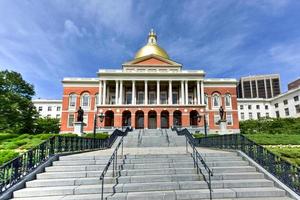 The Massachusetts State House, also called Massachusetts Statehouse or the New State House in Boston. photo