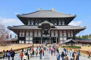 templo todai-ji en nara, japón, 2022 foto