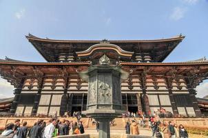 templo todai-ji en nara, japón, 2022 foto