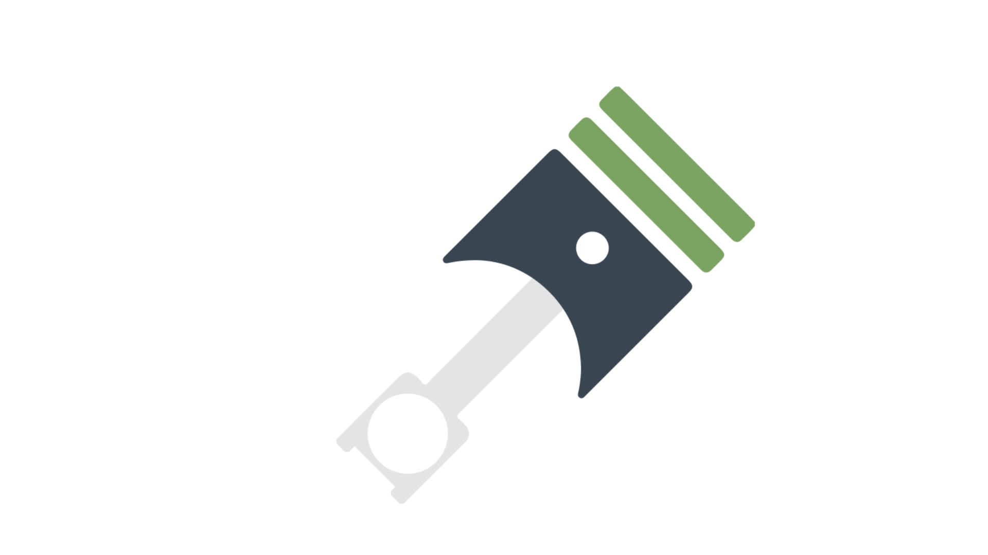 animated piston icon of nice animation icons for your automotive videos