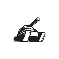 battle tank icon logo vector design template