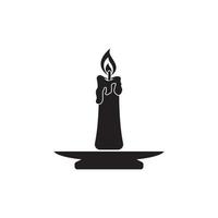 candle icon vector illustration template design