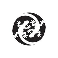 house lizard vector icon illustration simple design