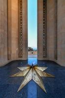 Beautiful traditional architecture of Shahidlar Monument in Sehidler Xiyabani, Baku, Azerbaijan, 2022 photo