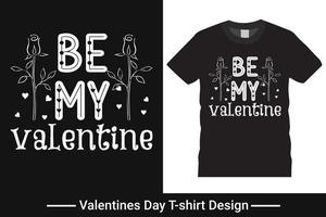 feliz día de san valentín diseño de camisetas, vector, gráfico, tipografía pro vector