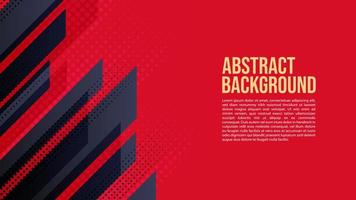 Abstract background vector with halftone pattern, template design banner with sporty shapes and copy space text