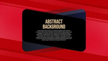 Abstract background vector with halftone pattern, template design banner with sporty shapes and copy space text