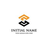 S initial name logo stock, S letter logo design vector