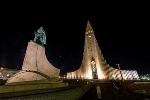 Hallgrimskirkja Cathedral in Reykjavik , Iceland, 2022 photo