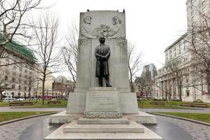 Bronze of Sir Wilfrid Laurier - Montreal, Canada, 2022 photo