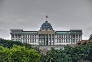 The Presidential Palace in Tbilisi, Georgia. It is the official residence of Georgian president in Tbilisi, 2022 photo
