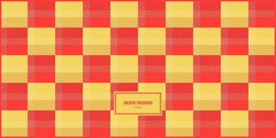 creative checkered pattern with multiple thin diagonal lines vector