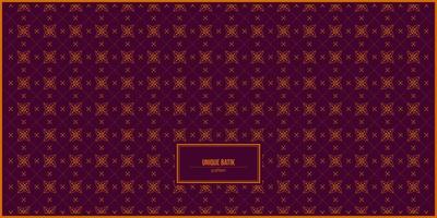 unique batik pattern with dark purple background vector