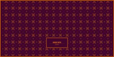 unique batik pattern with dark purple background vector