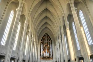 Hallgrimskirkja Cathedral in Reykjavik , Iceland, 2022 photo