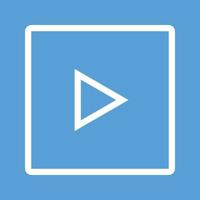 Slideshow Line Color Background Icon vector