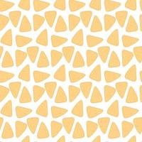 Tortilla chips or nachos tortillas seamless pattern flat vector color icon for apps and websites