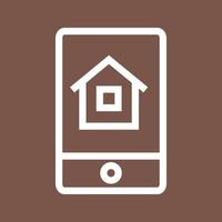 Mobile Housing II Line Color Background Icon vector