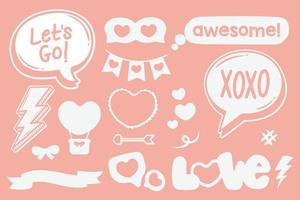 pop art comic speech bubbles with different emotions and bright composition with explosive halftone rays vector