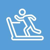 Exercise II Line Color Background Icon vector