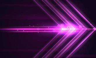 Abstract modern hight speed light arrow line technology effect. Modern abstract high speed motion. Colorful dynamic motion on a darkbackground. Vector illustration