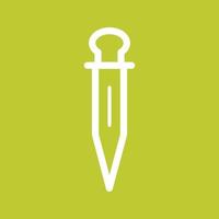 Dropper Line Color Background Icon vector