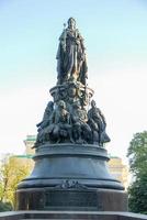 Monument to Catherine the Great in Saint Petersburg, Russia photo