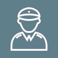 Militant Line Color Background Icon vector