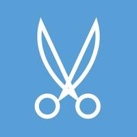 Scissors Line Color Background Icon vector