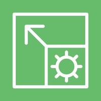 Scalable System Line Color Background Icon vector