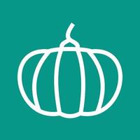 Pumpkin Line Color Background Icon vector