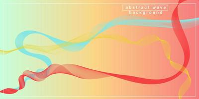 wave abstract background with gradient free download vector