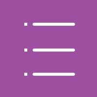 Bulleted list Line Color Background Icon vector