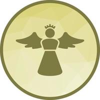 Angel Low Poly Background Icon vector