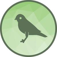 Bird Low Poly Background Icon vector